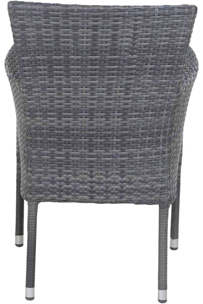 Siena Garden Gartensessel Padova II, Dining Sessel, stone-grey, inkl. Kissen