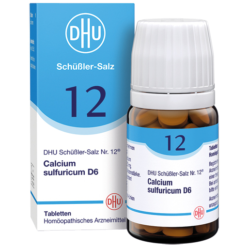 BIOCHEMIE DHU 12 Calcium sulfuricum D 6 Tabletten  80 St  Tabletten