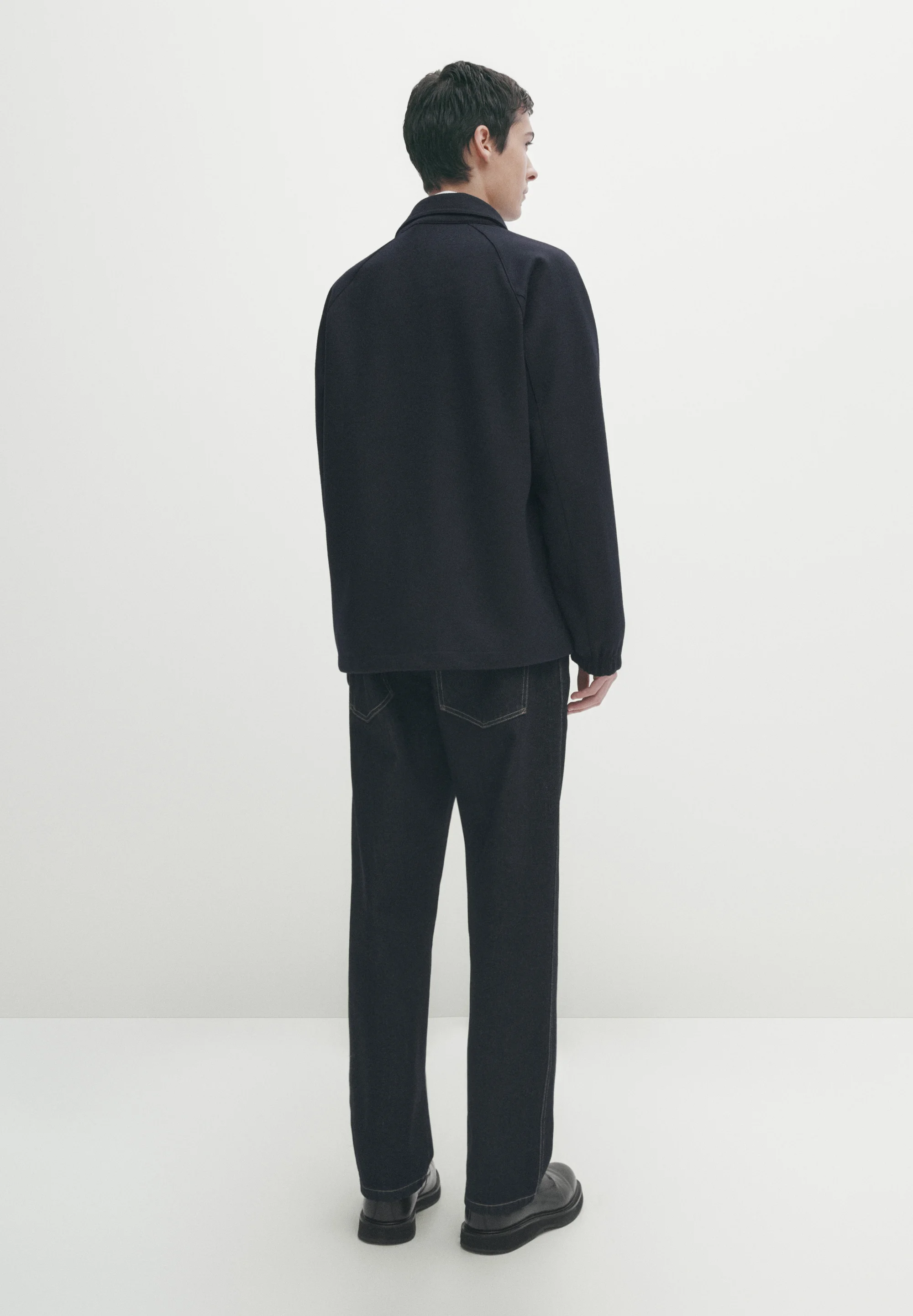 Massimo Dutti BLEND CON BOTONES A PRESIÓN - Chaqueta ligera