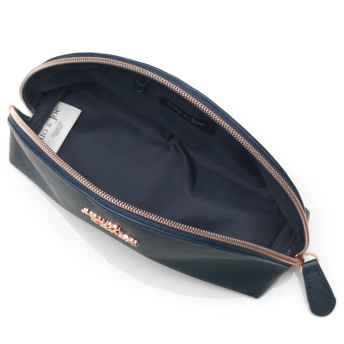 Kosmetiktasche abgerundet dunkelblau, 1 St