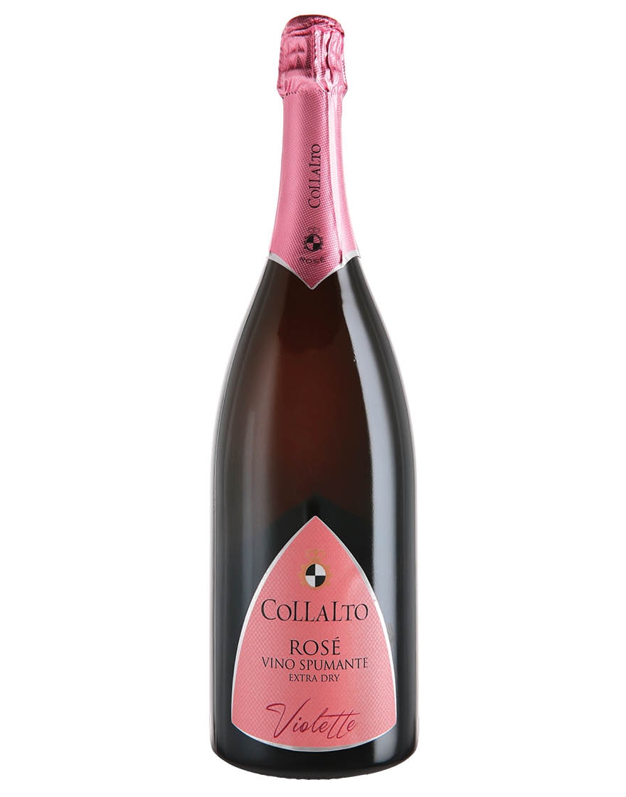 Vino Spumante di Qualità  Extra Dry Rosé Manzoni Moscato Violette Conte Collalto Magnum 1,5 ℓ