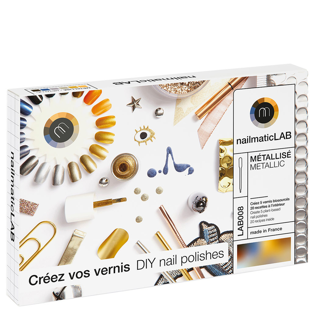 nailmatic Coffret nailmatic LAB coffret DIY- 5 flacons - METALLISE