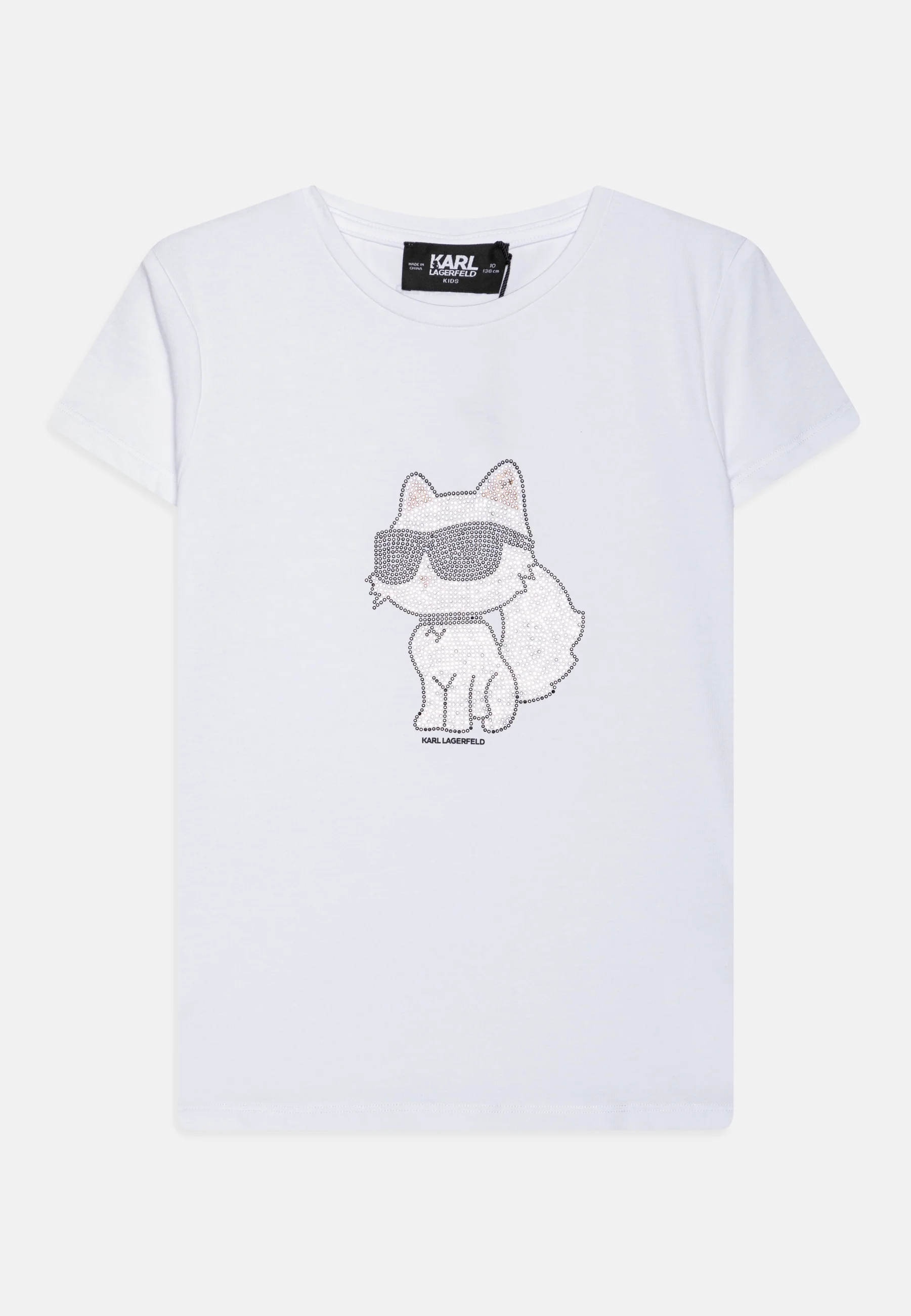 CAMISETA DE MANGA CORTA EXCLUSIVA PARA NIÑOS DE KARL LAGERFELD - Camiseta con estampado