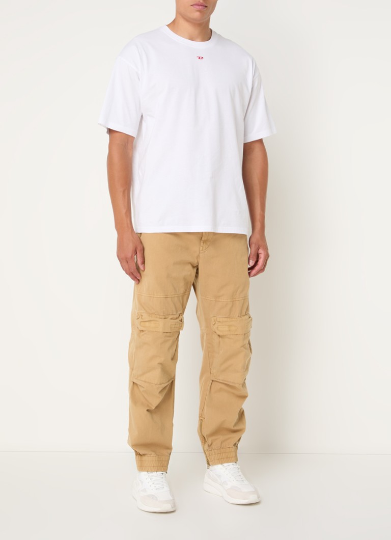 Pantaloni cargo Diesel P-Beeck Affusolati cu buzunar lateral