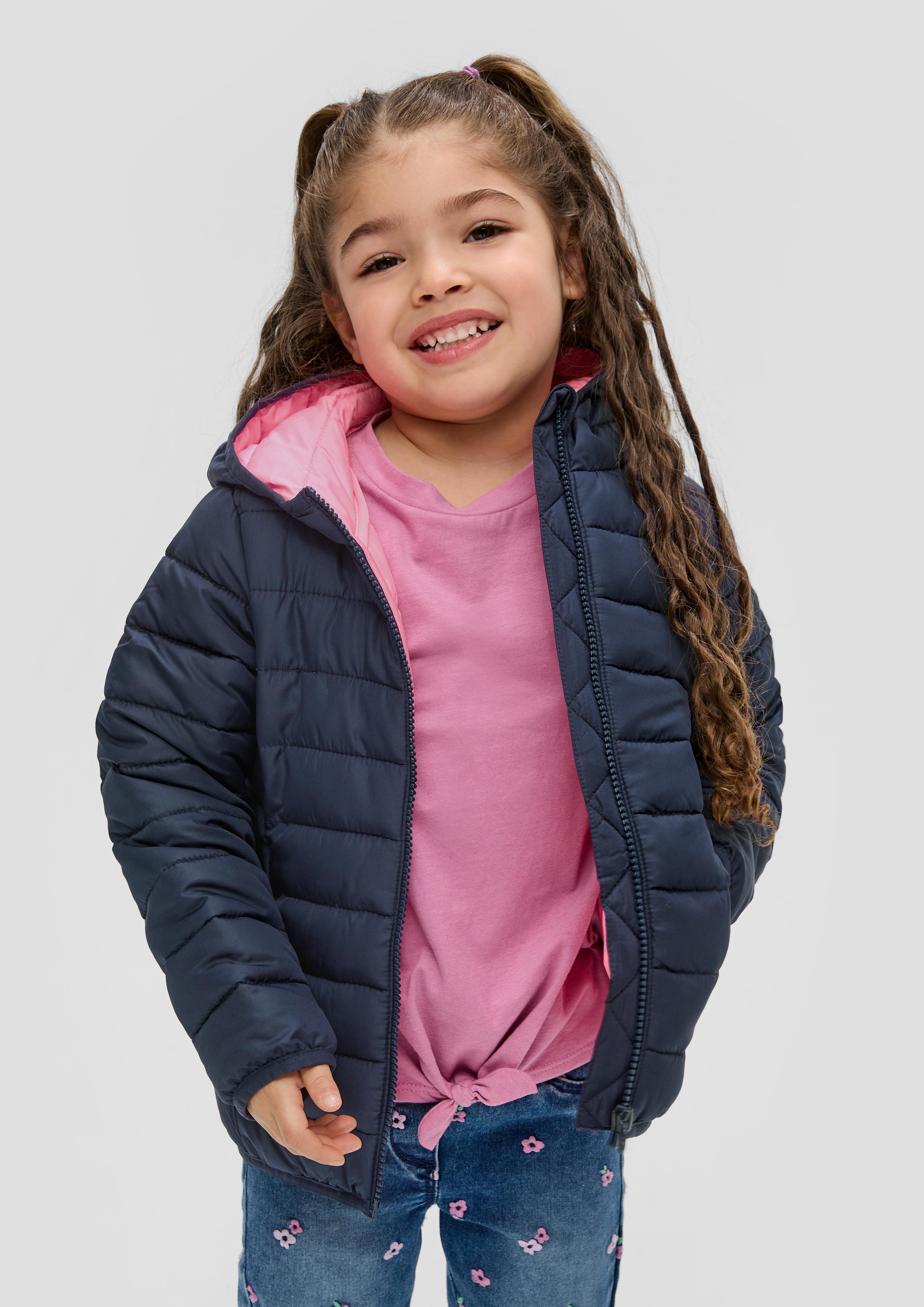 Steppjacke mit dekorativem Reflektor-Detail  2140034-5952