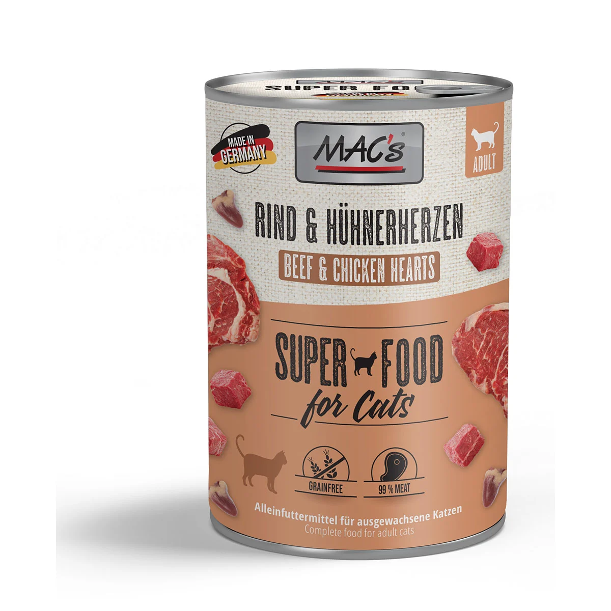 MAC's Cat Fleischmenü Rind und Hühnerherzen kaufen