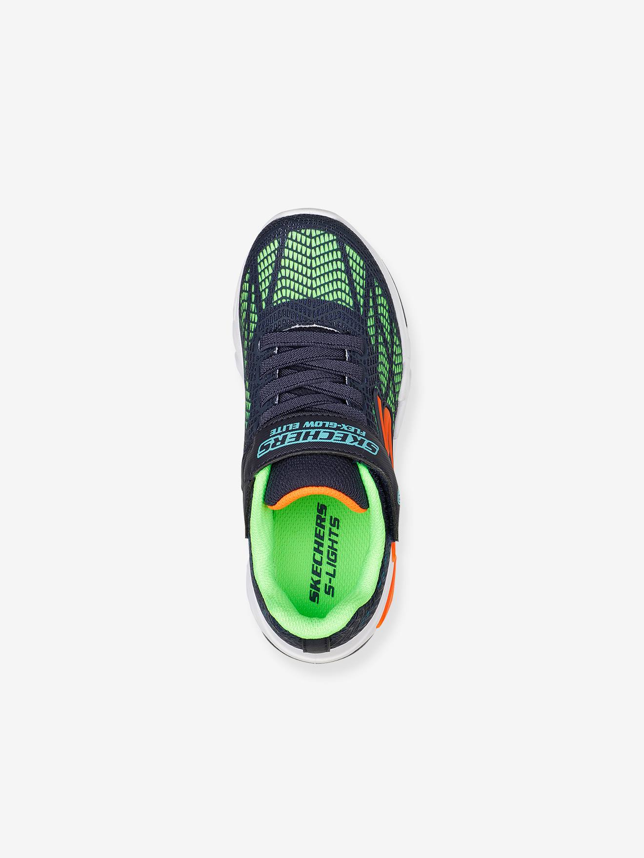 Skechers Kinder Leucht-Sneakers Flex Glow Elite Vorlo 400137L NVMT SKECHERS - grün