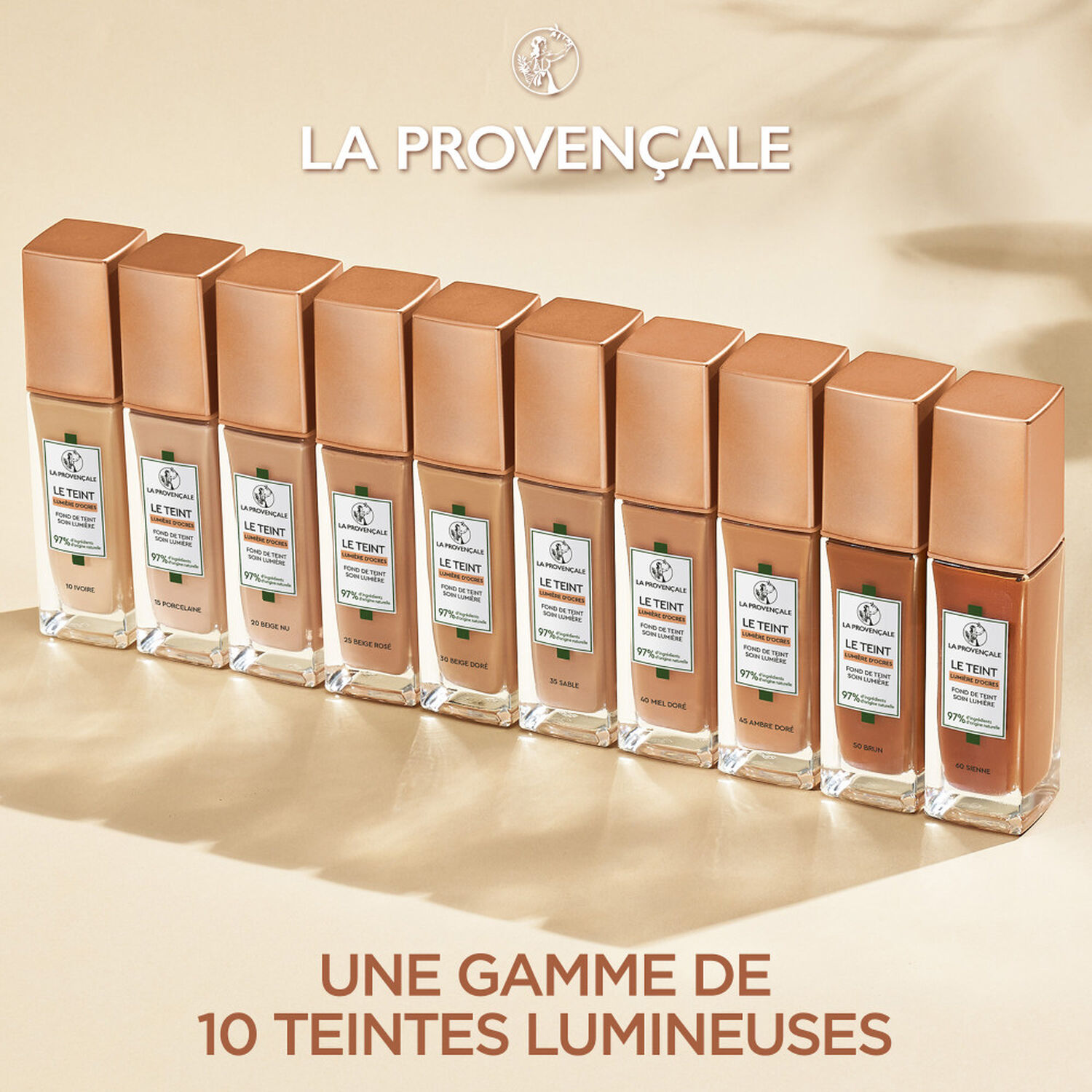 La Provençale Bio Le Teint Lumière d'Ocres Fond de Teint Naturel