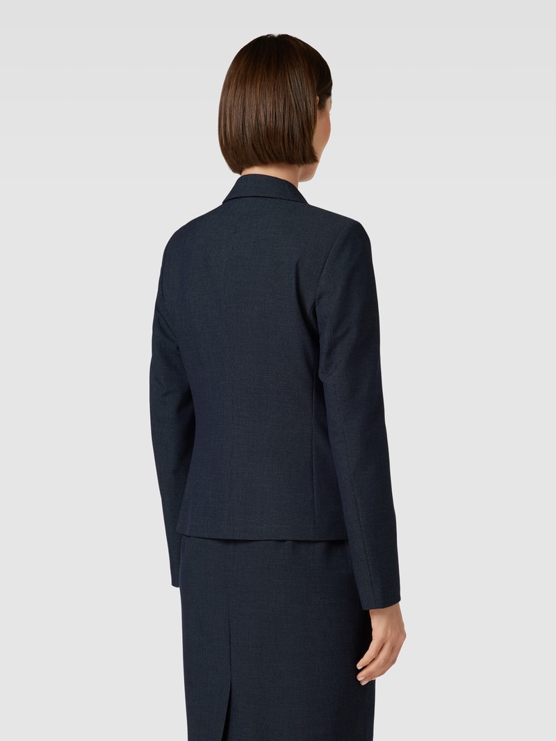 Blazer mit Viskose-Anteil in marineblau