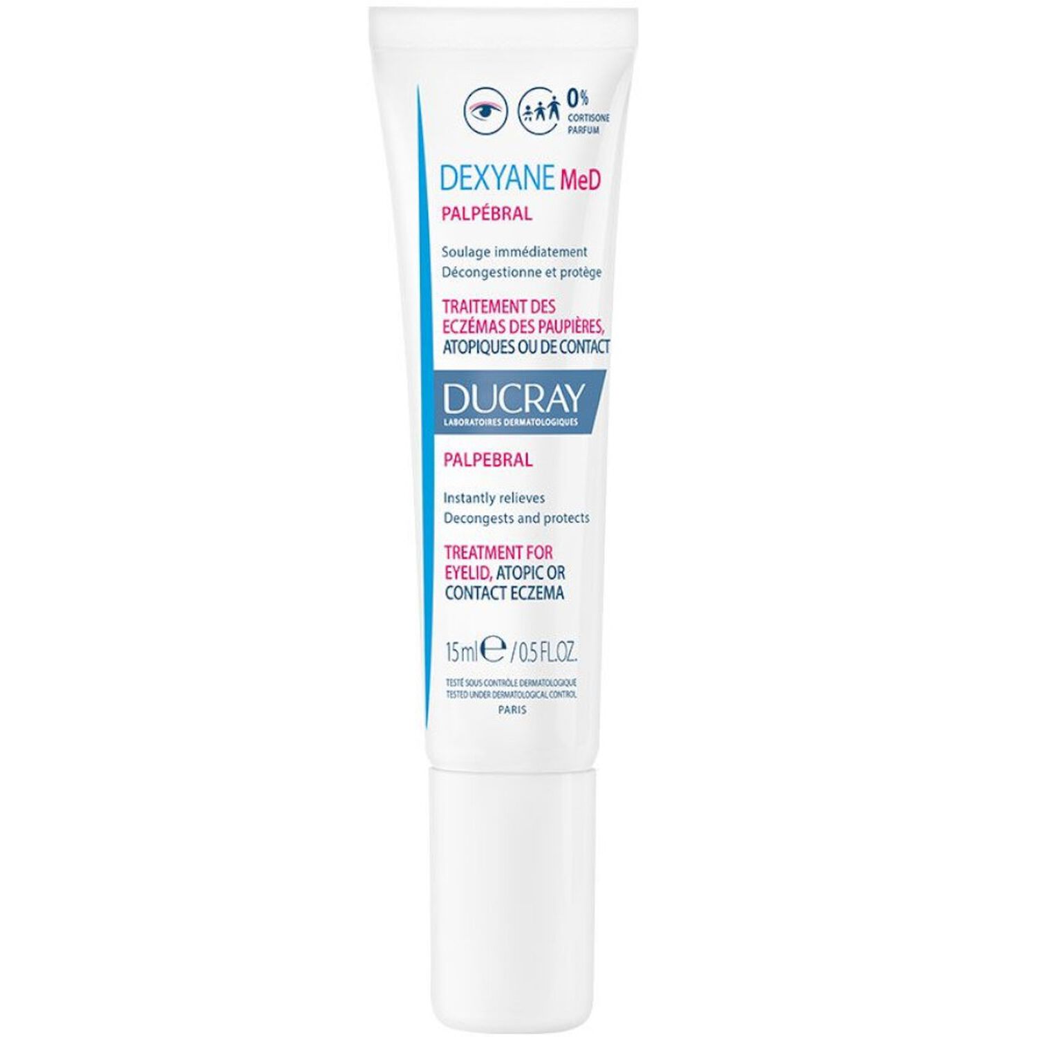 Ducray Dexyane MeD Palpébral Crème Traitement Eczémas des Paupières 15 ml