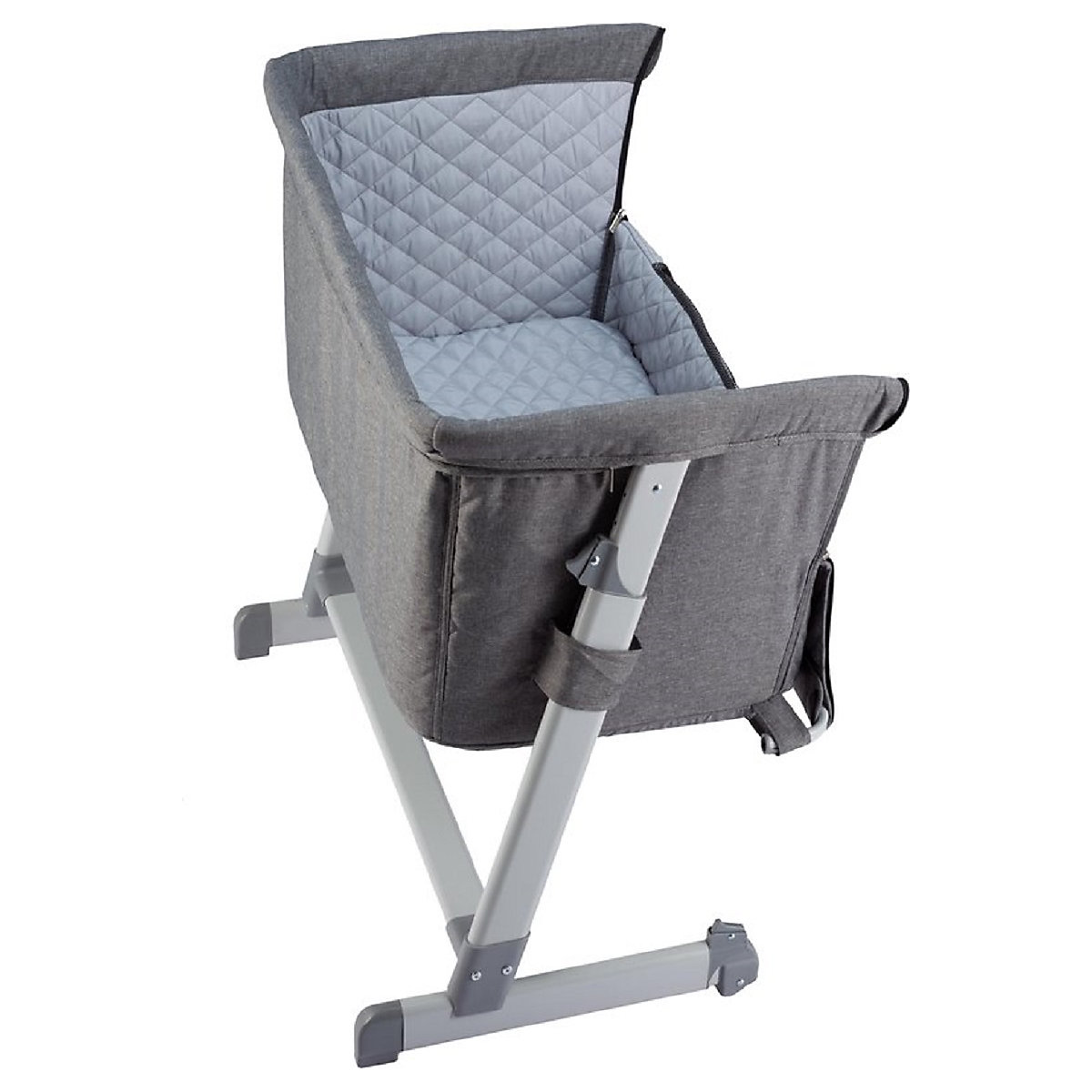Beistellbett  Co Sleeper - Beistellbett Wiege Baby Bett  grau