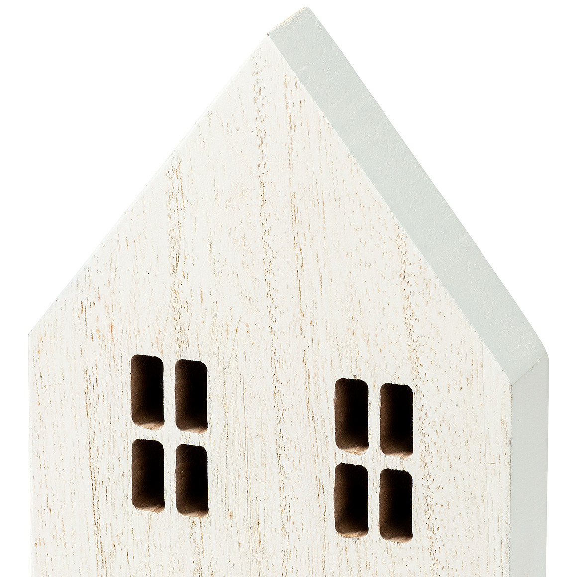 Dekoaufsteller Haus mit Schriftzug