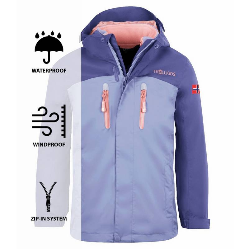 Trollkids Bryggen Doppeljacke Mädchen