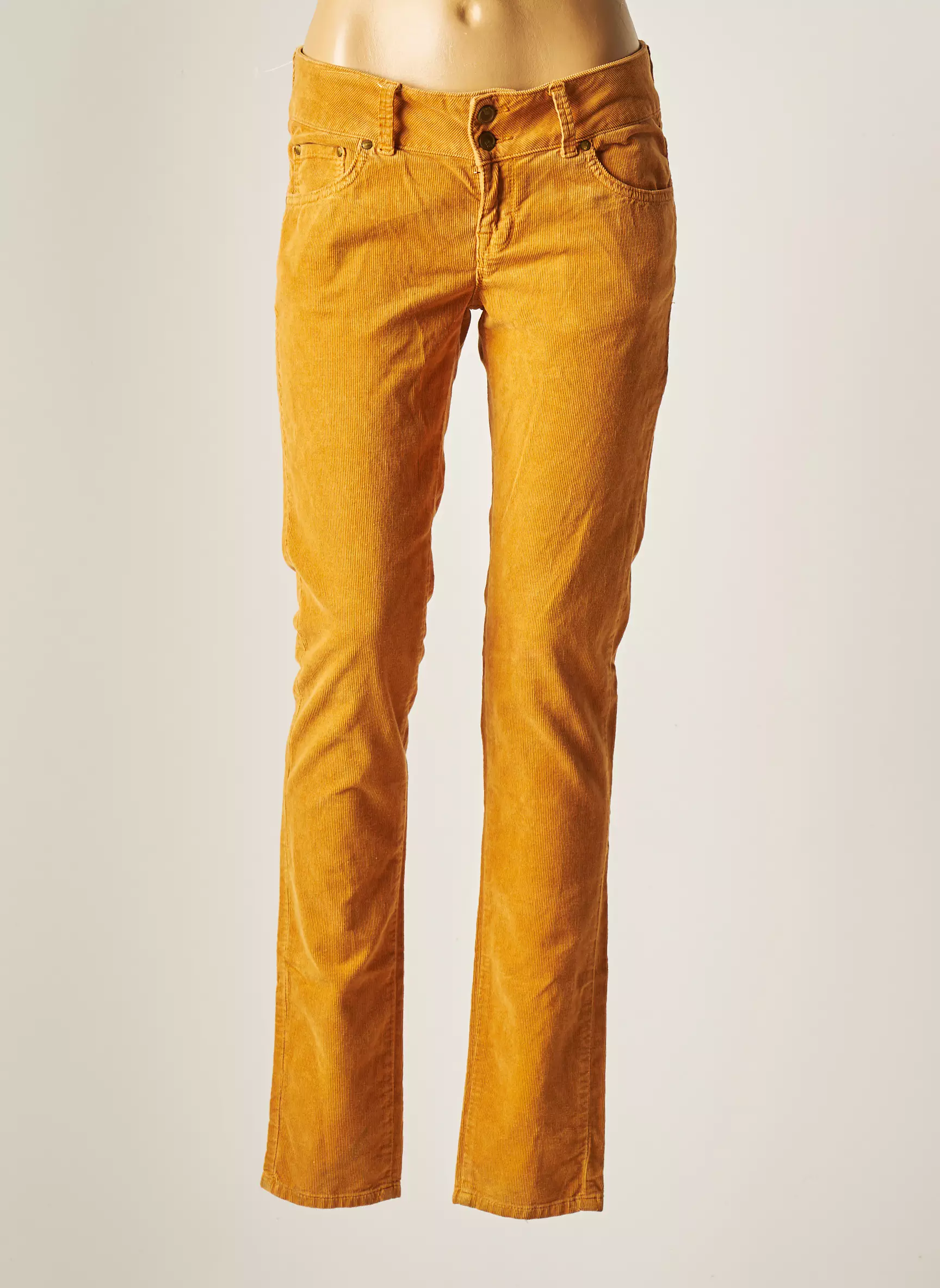 Ltb Pantalons Slim Femme couleur orange