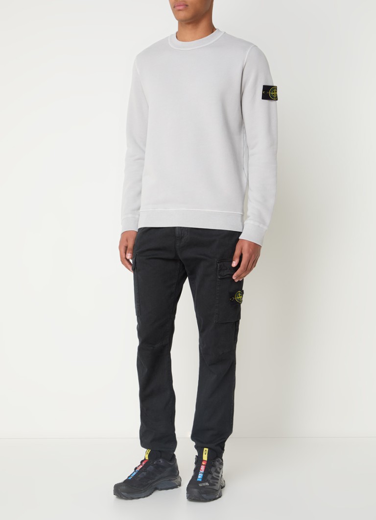 Πουλόβερ από οργανικό βαμβάκι Stone Island 61241 με λογότυπο