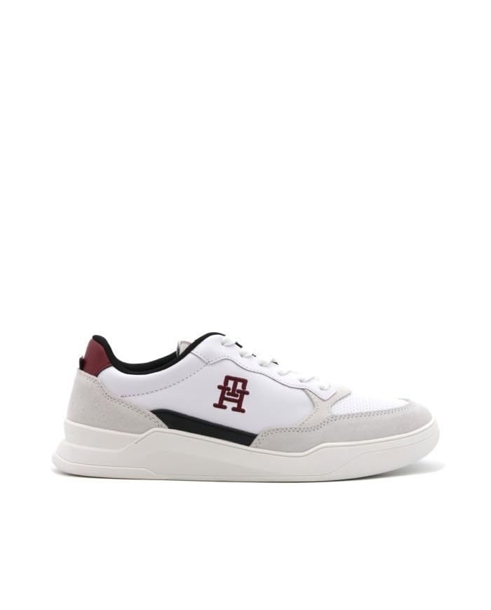 TOMMY HILFIGER Freizeit Schnürer weiss ELEVATED CUPSOLE LTH MIX