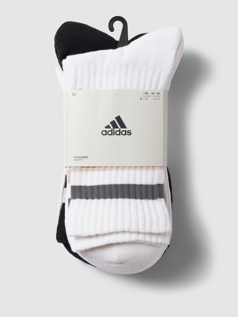 Socken mit Label-Detail im 3er-Pack Modell 'BOLD' in schwarz