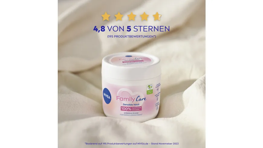 NIVEA Creme Family Care sensible Haut intensive Pflege 450 ml