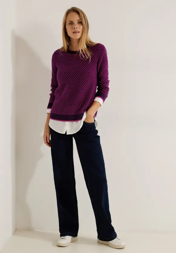 CECIL Two-Colored Strickpullover