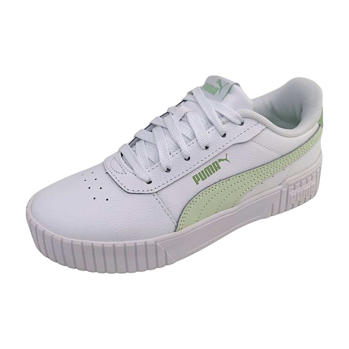Puma Carina 2.0 Jr. 386185 Weiß 0015 white/ green