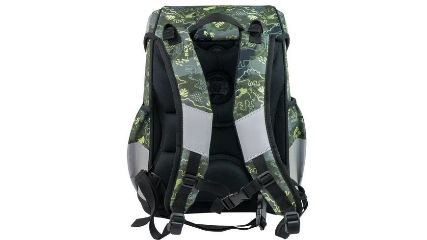 JOLLY Schultaschen-Set Ergonomic Flexi Dinosaurier 46teilig