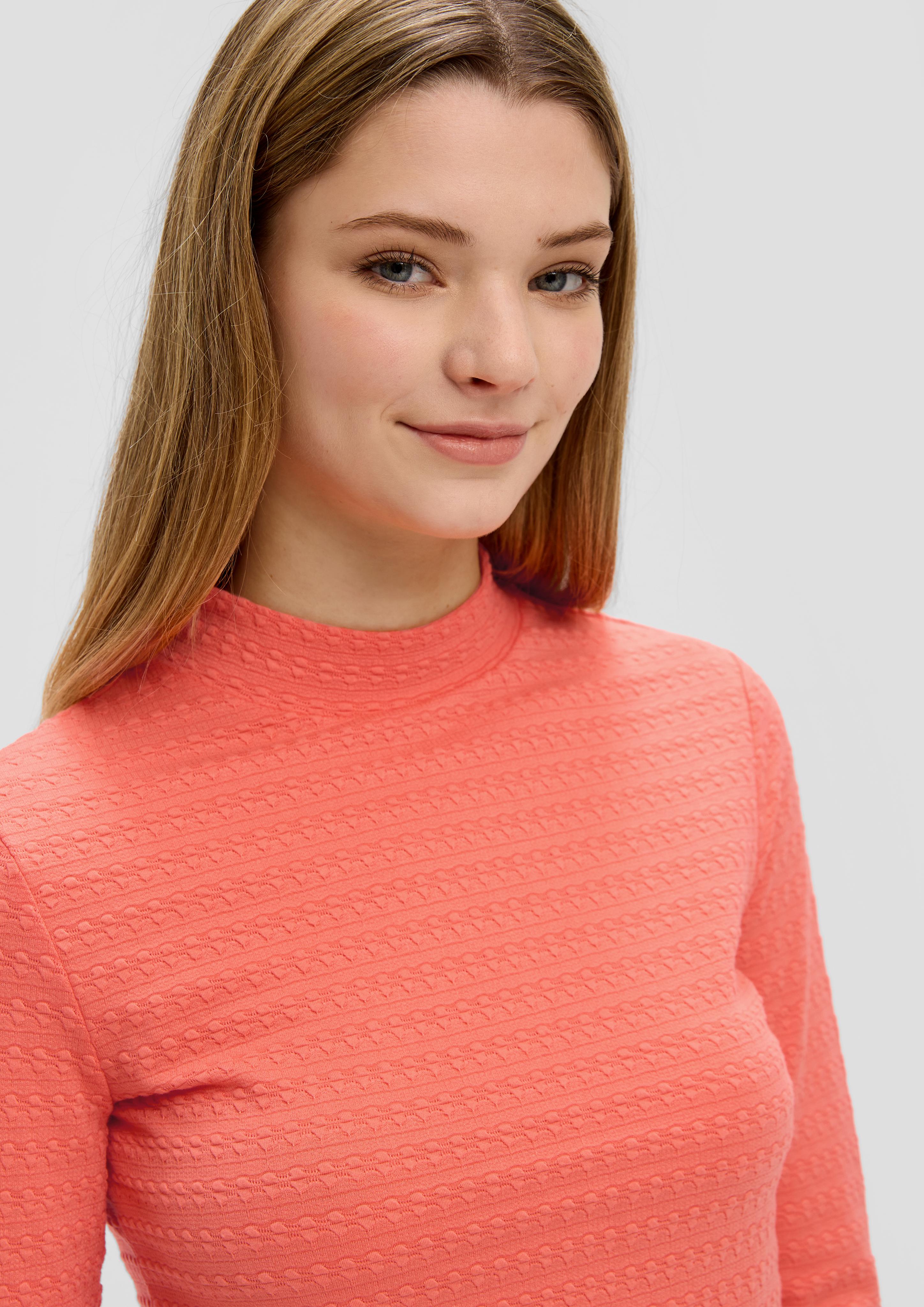 Langarmshirt aus Jacquard  2141062-2347