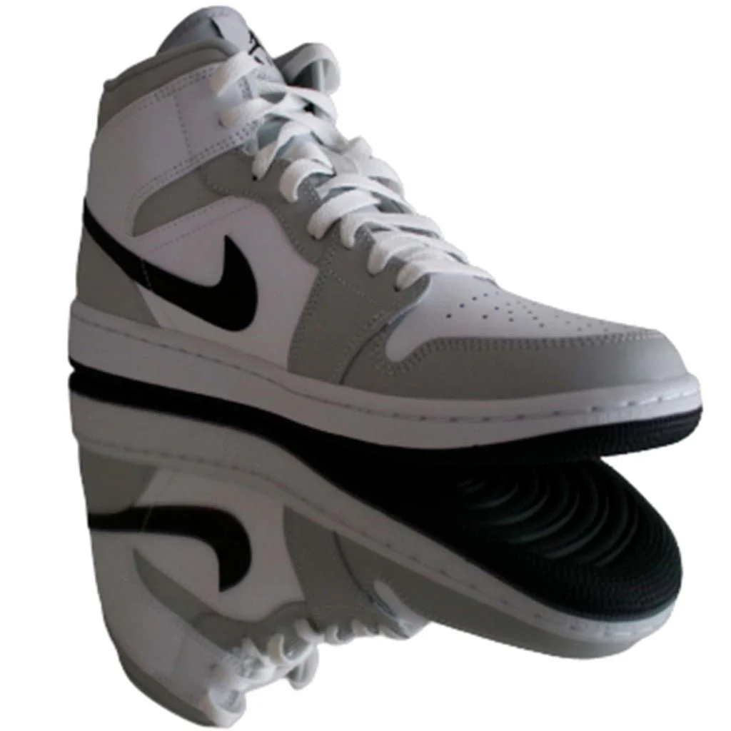 Jordan 1 Mid Light Smoke Grey