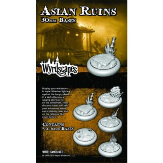 Malifaux: Asian Ruins 30mm Bases