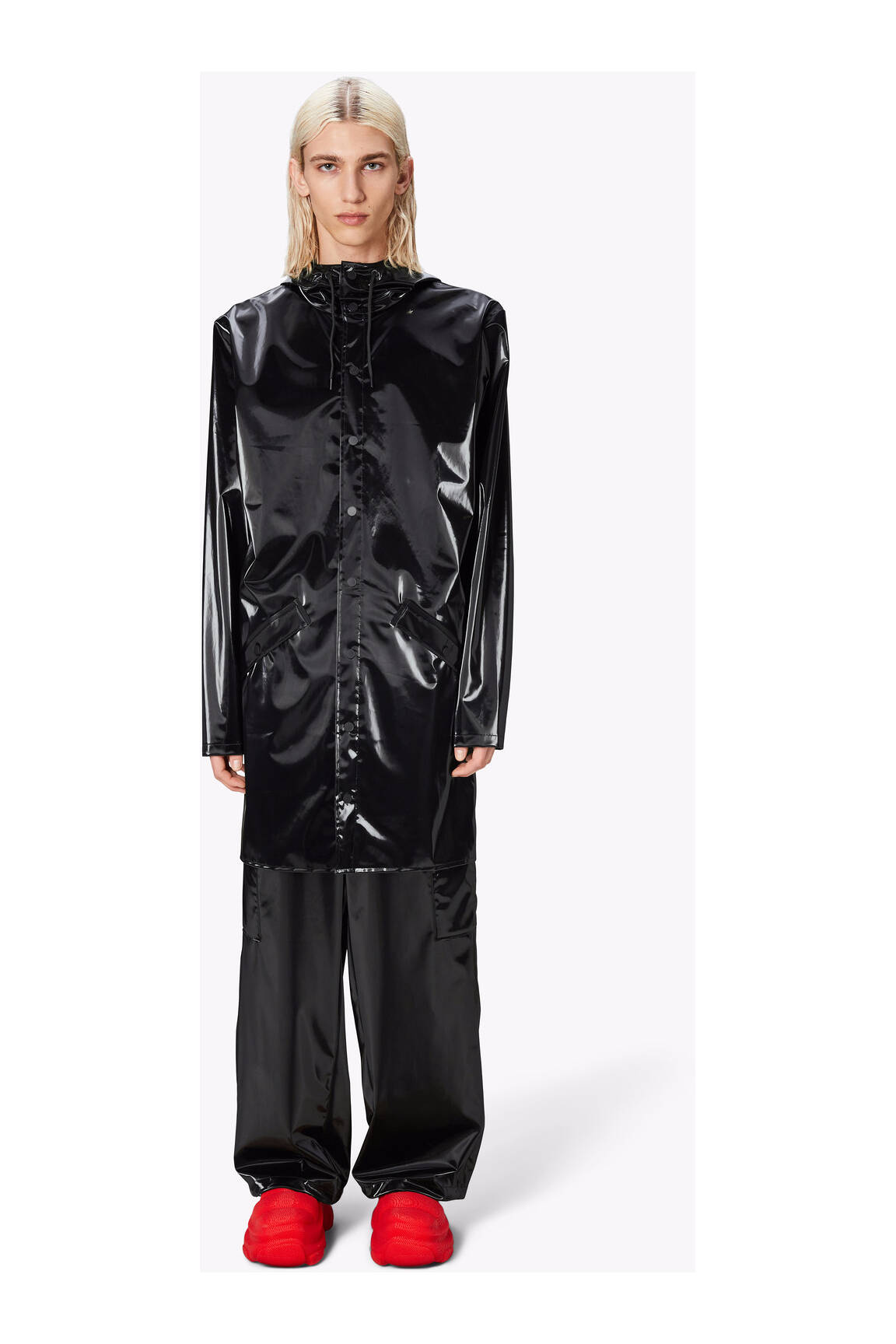 Rains Impermeables Trenchs Unisexe couleur noir