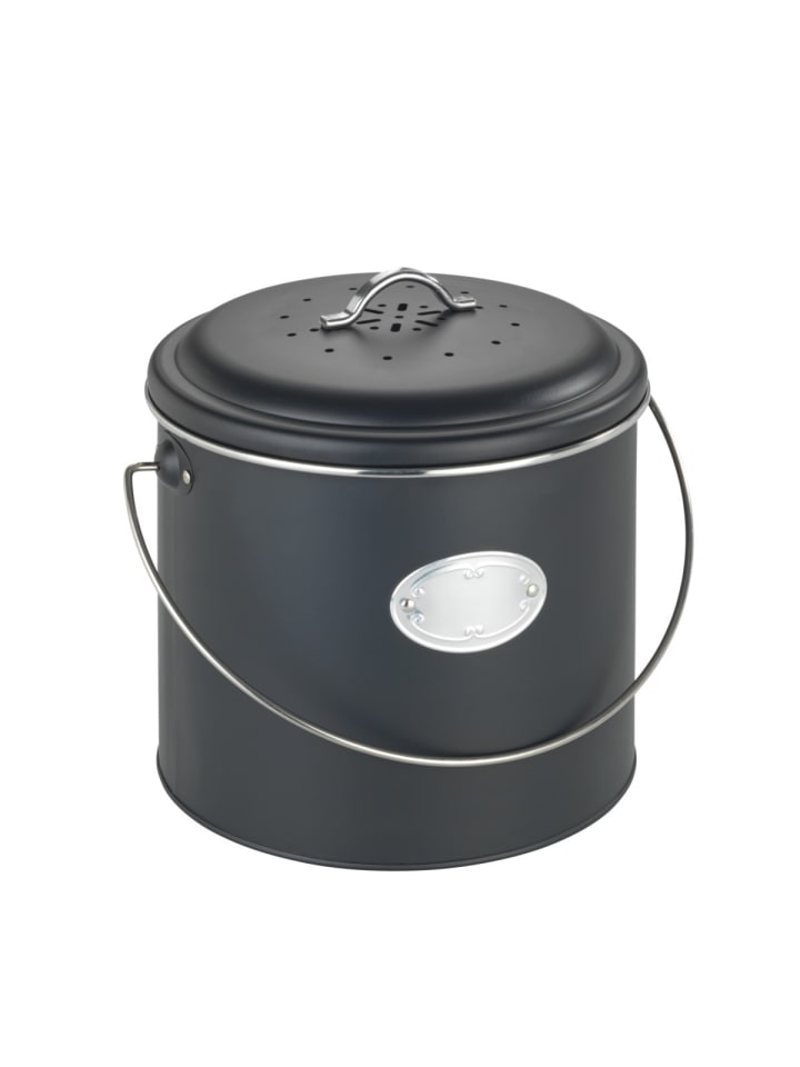 Wenko Komposteimer Mod. Nero 6 L, Komposteimer Nero 6 L in Schwarz günstig kaufen onesize