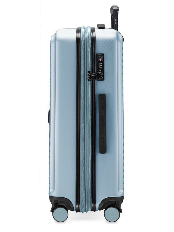 Hauptstadtkoffer Mitte - Mittelgroßer Hartschalenkoffer Koffer TSA, 68cm 88 L in Pool blau günstig kaufen M