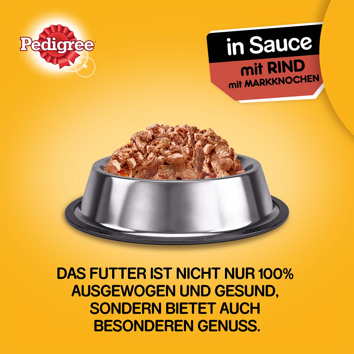 Pedigree Plus Markknochen mit Rind in Sauce kaufen bei ZooRoyal