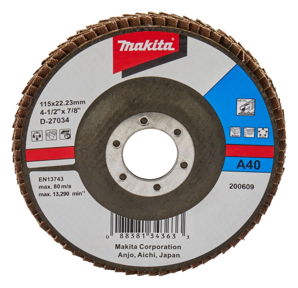 Makita pribor D-27034 Lamelni disk 115 mm A40
