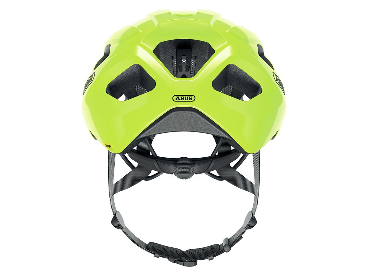 Abus Macator MIPS Signal Yellow Fahrradhelm