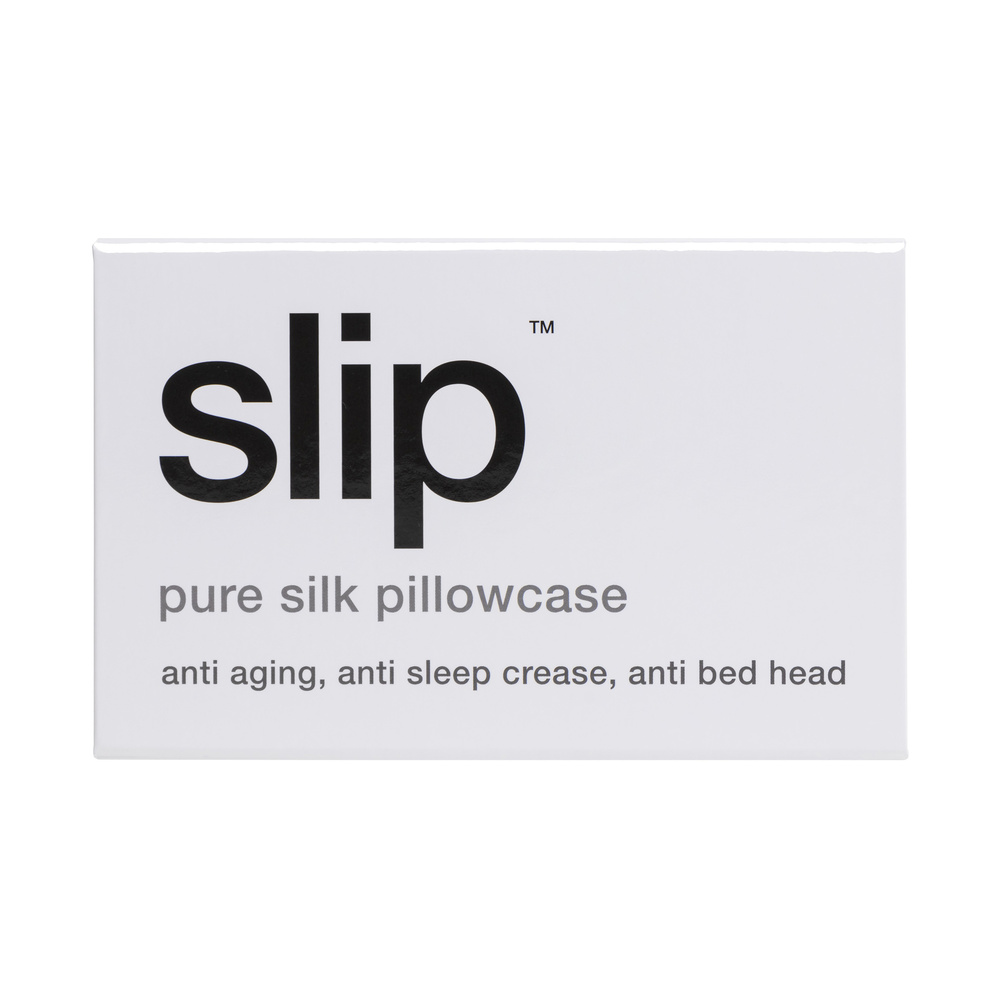 slip taie d'oreiller pure soie slip - queen - blanc taie d'oreiller queen