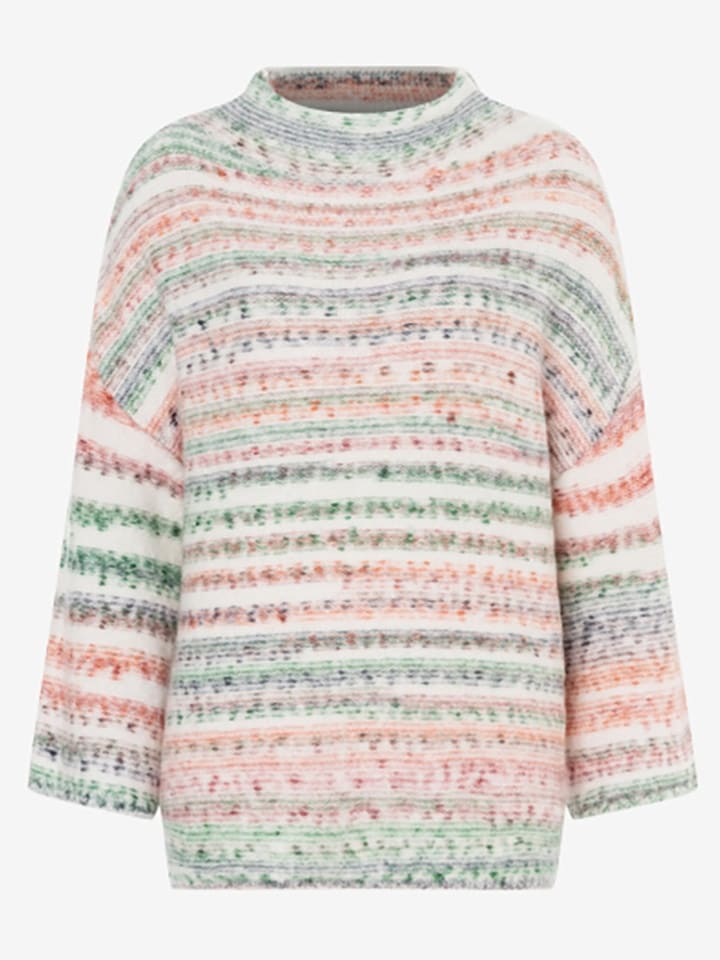 More & More Pullover in Weiß/ Bunt günstig kaufen