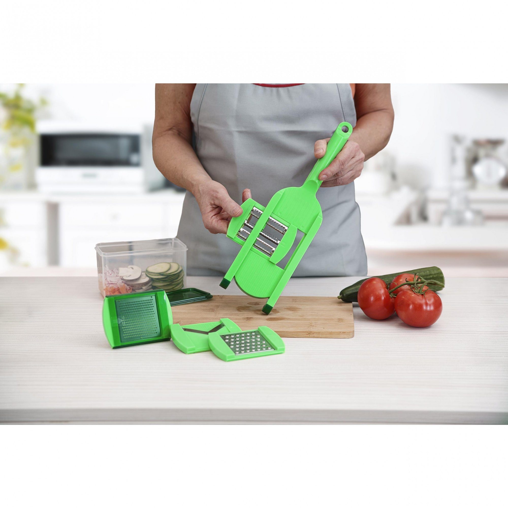 Genius Gemüseschneider Nicer Dicer Speed Light, 6 Scheiben in einem Schnitt