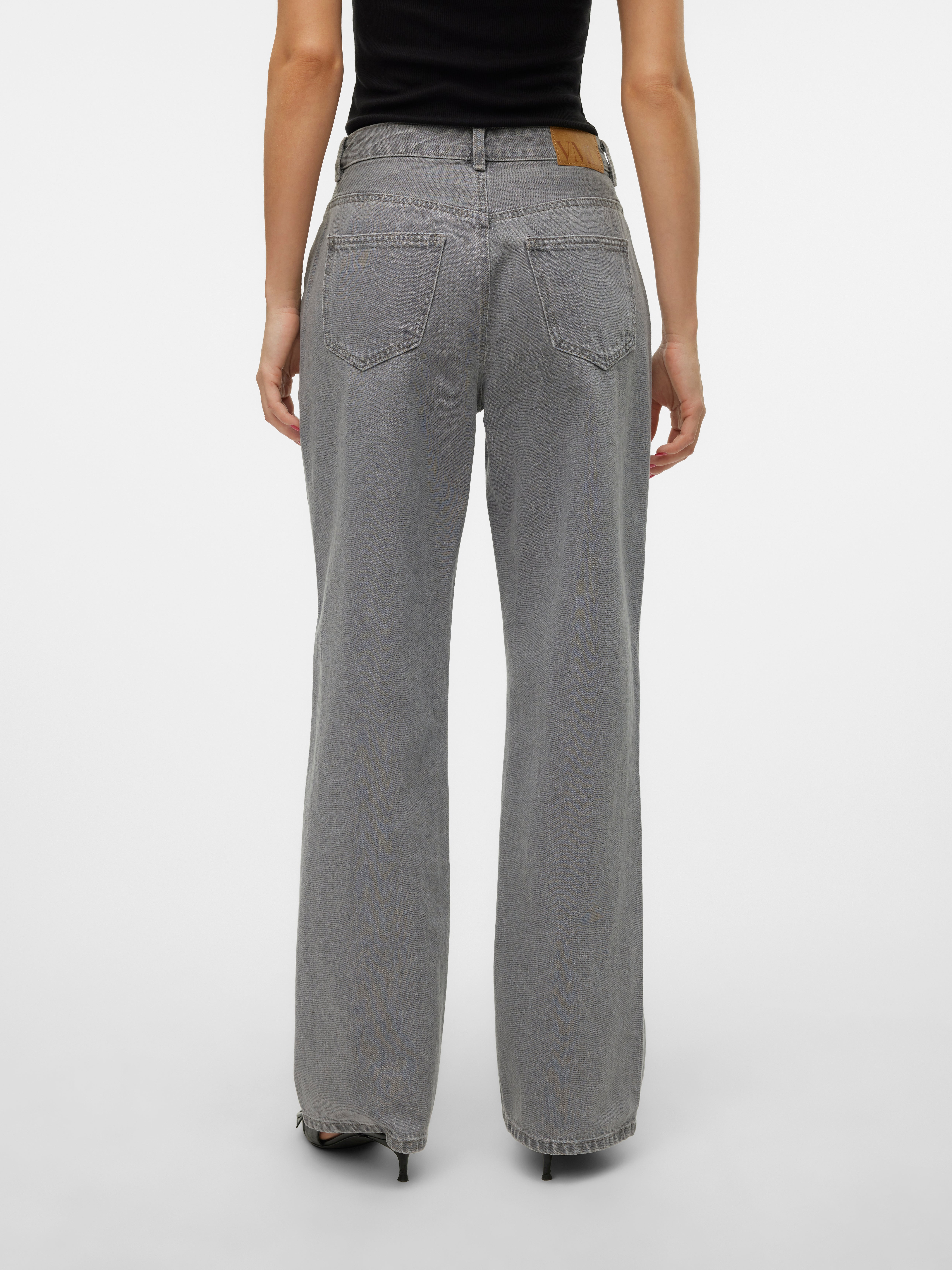 VMTOKYO Niedrige Taille Gerade geschnitten Jeans