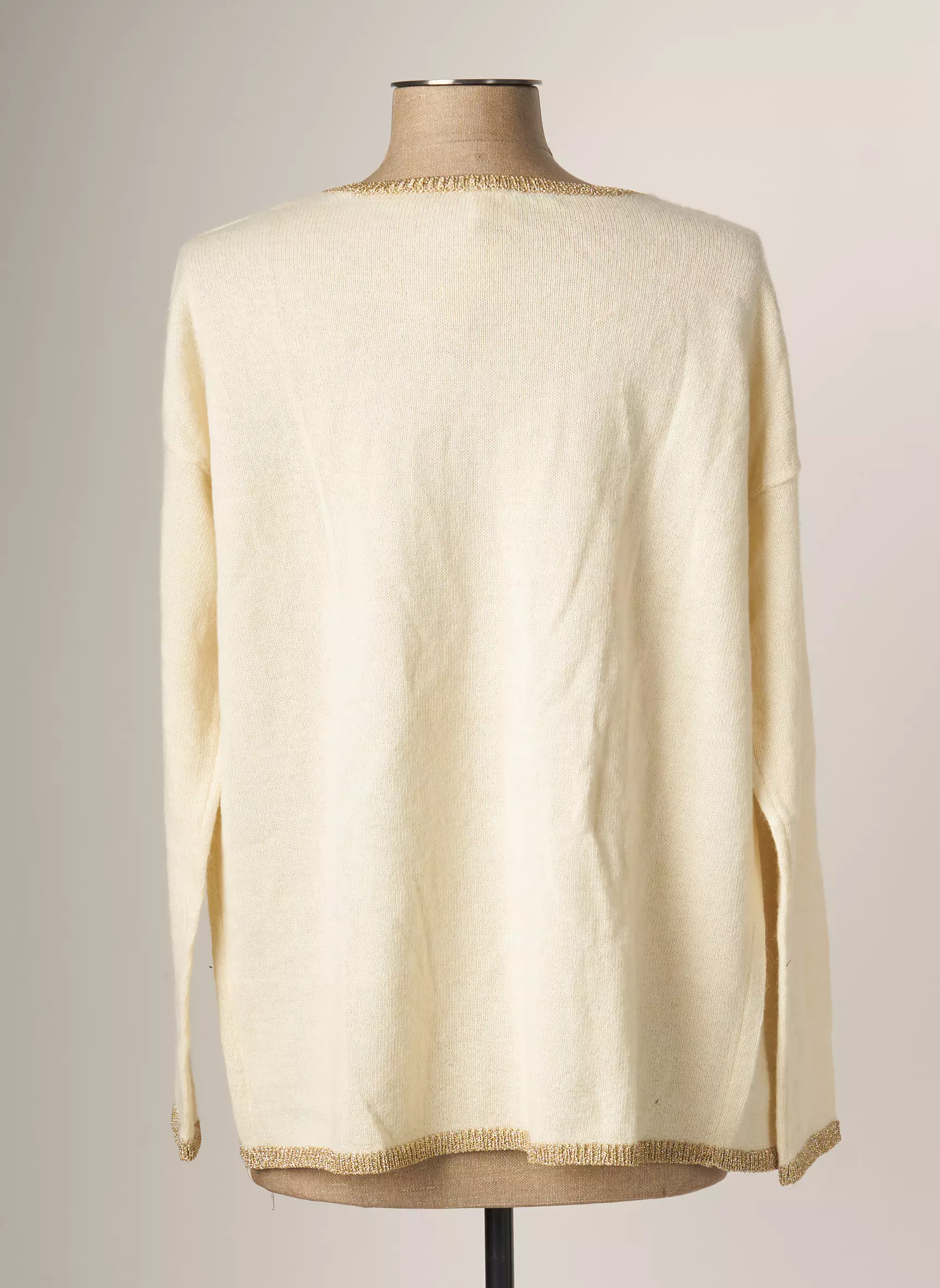 Des Petits Hauts Cardigans Femme couleur beige