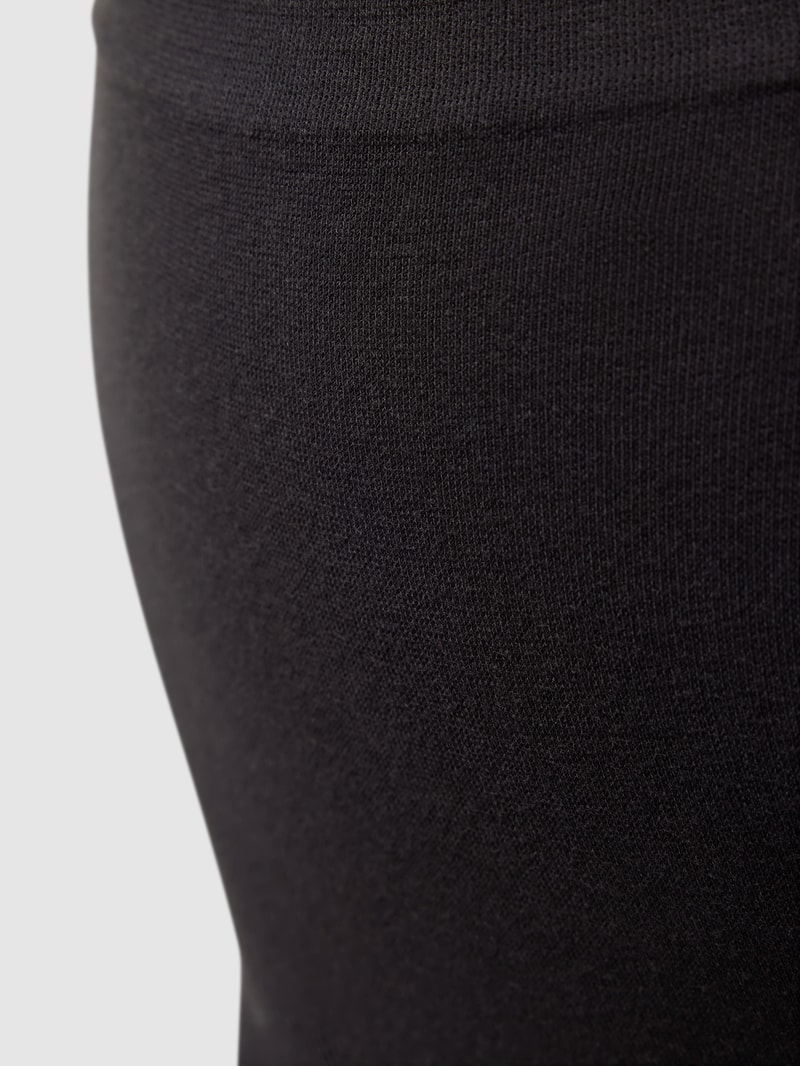 Umstands-Slip mit verstellbaren Schulterriemen in schwarz
