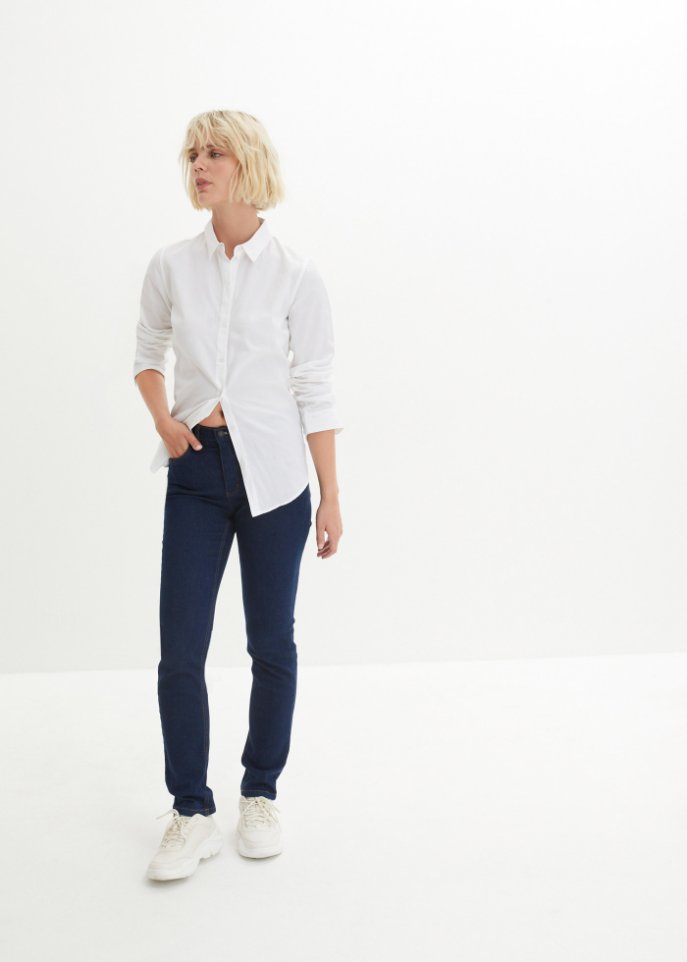 Essential Basic Stretch-Jeans, Straight