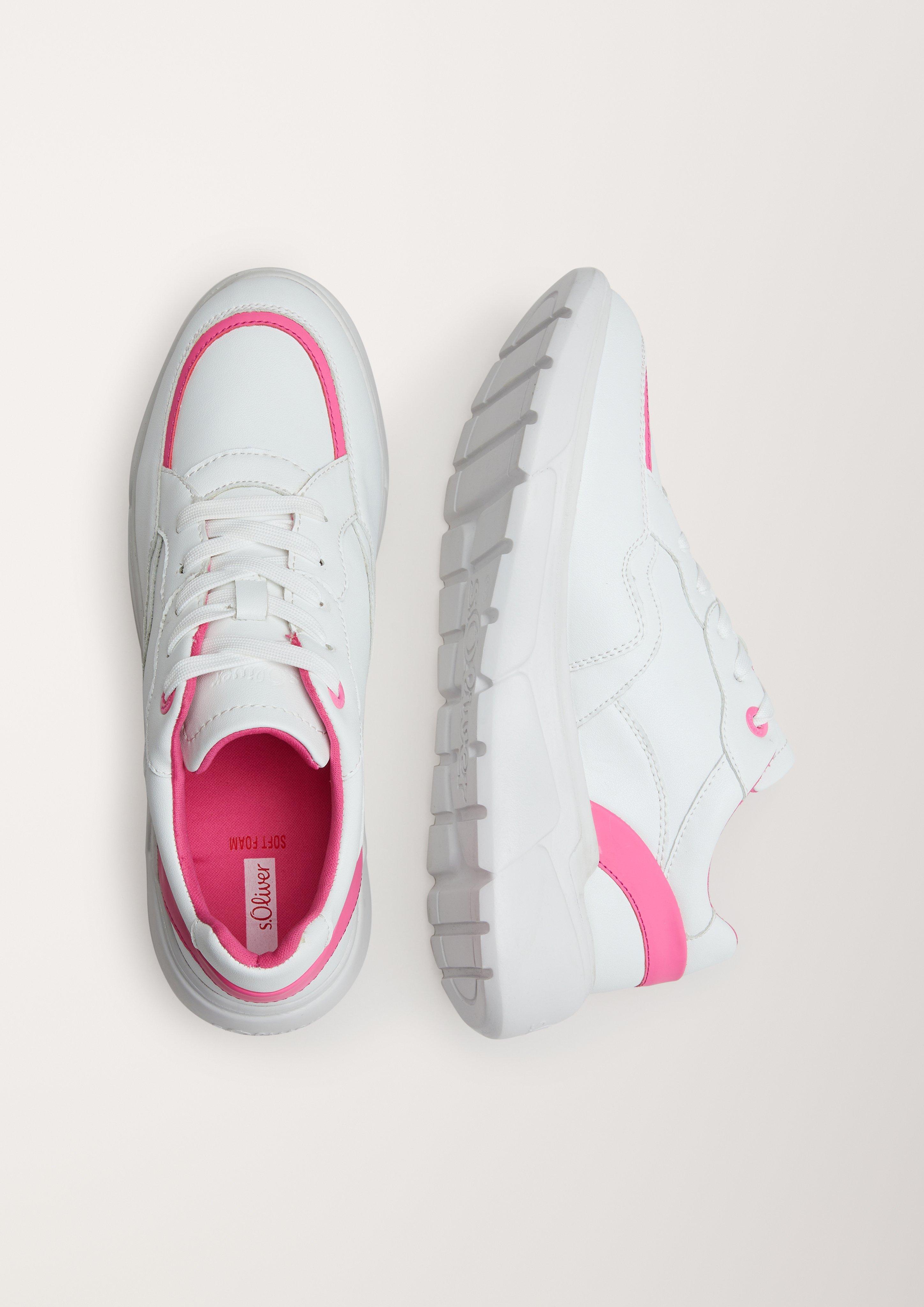 Vegane Sneaker im Materialmix  6005325-158