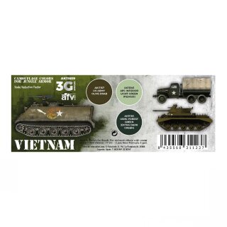 Vietnam Camouflage Colors for Jungle Colors