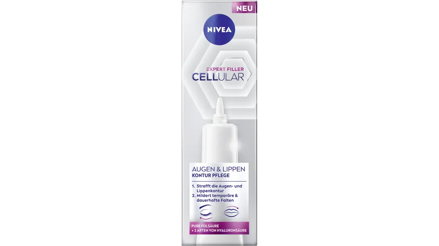 NIVEA Cellular Expert Filler Augen & Lippen Kontur Pflege 15 ml