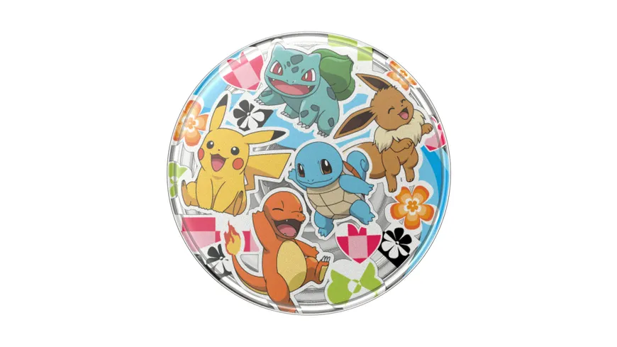 PopGrip - ausziehbarer Handy-Griff Handyhalter - Pokémon Multi Transparent