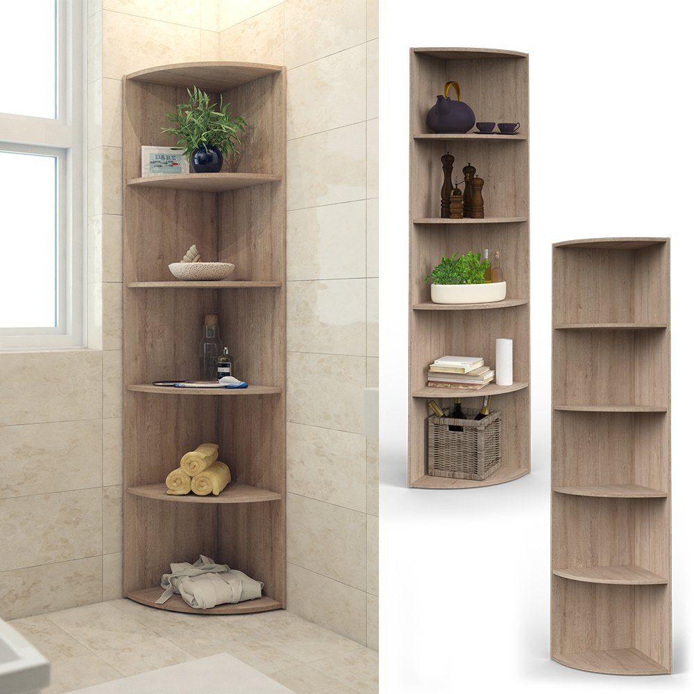 Vicco Eckregal Wandregal Winkelregal 180 x 40 cm ECKI Sonoma