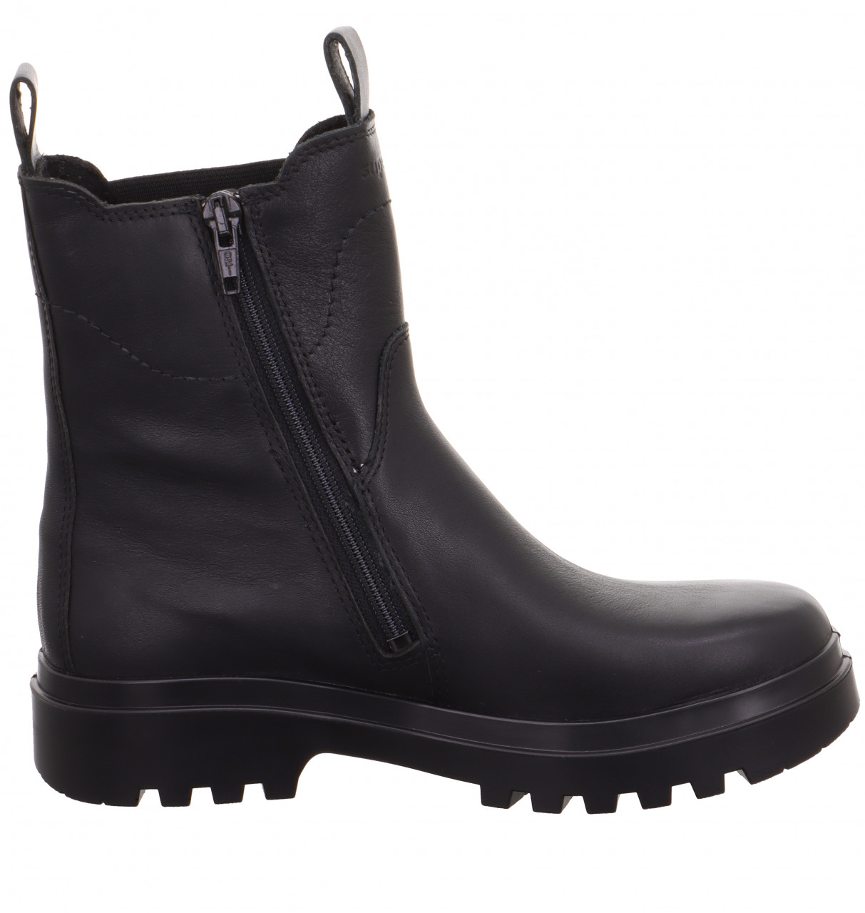 ABBY - Schwarz Boots mit Reißverschluss