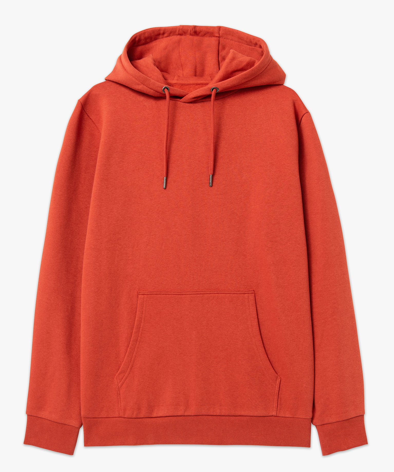 Sweat homme à capuche intérieur molletonné rouge fonce | GEMO