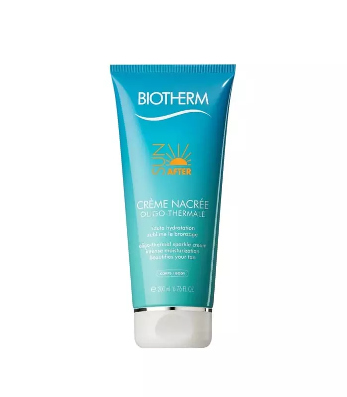 BIOTHERM SOLAIRE Crème nacrée après-soleil oligo-thermale hautement hydratante