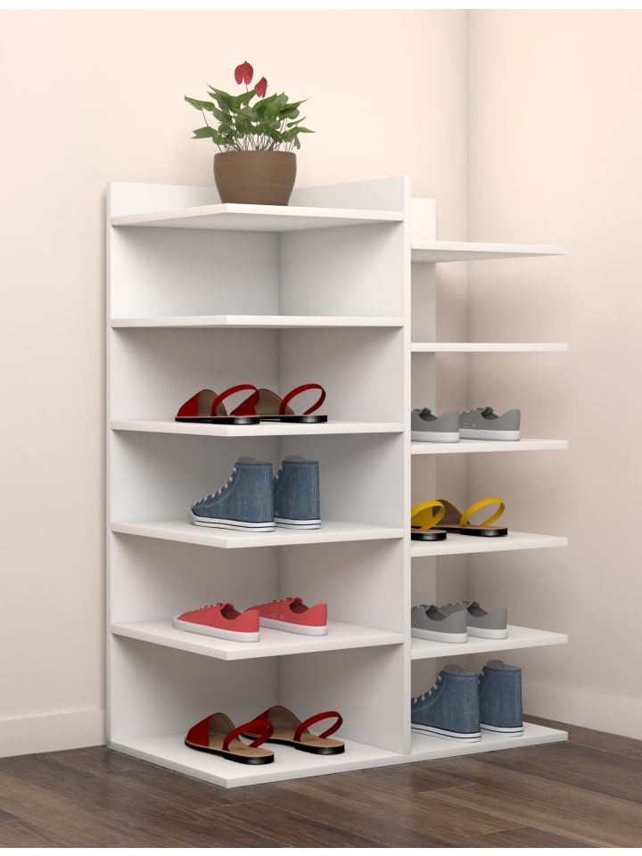 VCM  Schuhregal Schuhschrank Schuhkommode Enosa in Weiß günstig kaufen onesize
